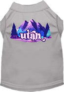 Pet Dog & Cat Screen Printed Shirt, "Utah Alpine Pawscape"