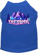 Pet Dog & Cat Screen Printed Shirt, "Vermont Alpine Pawscape"