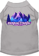 Pet Dog & Cat Screen Printed Shirt, "Pennsylvania Alpine Pawscape"