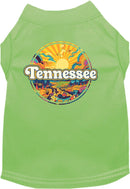 Pet Dog & Cat Screen Printed Shirt, "Tennessee Trippy Peaks"