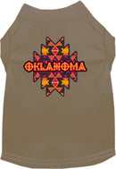 Pet Dog & Cat Screen Printed Shirt for Small to Medium Pets (Sizes XS-XL), "Oklahoma Navajo Tribal"
