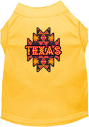 Pet Dog & Cat Screen Printed Shirt for Medium to Large Pets (Sizes 2XL-6XL), "Texas Navajo Tribal"