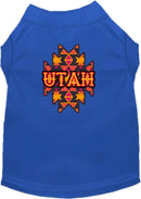 Pet Dog & Cat Screen Printed Shirt for Medium to Large Pets (Sizes 2XL-6XL), "Utah Navajo Tribal"