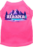 Pet Dog & Cat Screen Printed Shirt, "Alaska Alpine Pawscape"