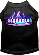 Pet Dog & Cat Screen Printed Shirt, "Alabama Alpine Pawscape"