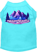 Pet Dog & Cat Screen Printed Shirt, "Massachusetts Alpine Pawscape"