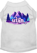 Pet Dog & Cat Screen Printed Shirt, "Utah Alpine Pawscape"