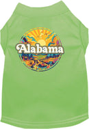 Pet Dog & Cat Screen Printed Shirt, "Alabama Trippy Peaks"