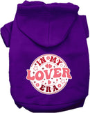 Pet Dog & Cat Screen Printed Hoodie for Medium to Large Pets (Sizes 2XL-6XL), "In My Lover Era"