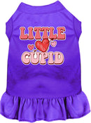 Pet Dog & Cat Screen Printed Dress "Little Cupid"