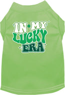 Pet Dog & Cat Screen Printed Shirt for Medium to Large Pets (Sizes 2XL-6XL), "In My Lucky Era"