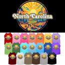 Pet Dog & Cat Screen Printed Shirt, "North Carolina Trippy Peaks"