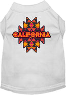 Pet Dog & Cat Screen Printed Shirt, "California Navajo Tribal"