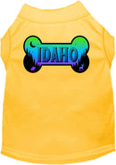 Pet Dog & Cat Screen Printed Shirt for Small to Medium Pets (Sizes XS-XL), "Idaho Mountain Shades"