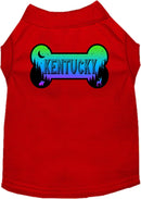 Pet Dog & Cat Screen Printed Shirt for Medium to Large Pets (Sizes 2XL-6XL), "Kentucky Mountain Shades"