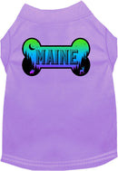 Pet Dog & Cat Screen Printed Shirt for Small to Medium Pets (Sizes XS-XL), "Maine Mountain Shades"