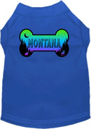 Pet Dog & Cat Screen Printed Shirt for Small to Medium Pets (Sizes XS-XL), "Montana Mountain Shades"