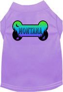 Pet Dog & Cat Screen Printed Shirt for Medium to Large Pets (Sizes 2XL-6XL), "Montana Mountain Shades"