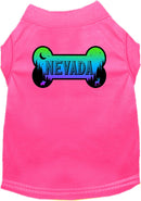 Pet Dog & Cat Screen Printed Shirt for Small to Medium Pets (Sizes XS-XL), "Nevada Mountain Shades"