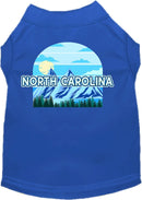 Pet Dog & Cat Screen Printed Shirt for Medium to Large Pets (Sizes 2XL-6XL), "North Carolina Trailblazer"