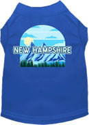 Pet Dog & Cat Screen Printed Shirt for Medium to Large Pets (Sizes 2XL-6XL), "New Hampshire Trailblazer"