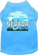 Pet Dog & Cat Screen Printed Shirt for Small to Medium Pets (Sizes XS-XL), "Nevada Trailblazer"