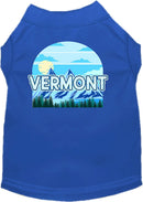 Pet Dog & Cat Screen Printed Shirt for Small to Medium Pets (Sizes XS-XL), "Vermont Trailblazer"