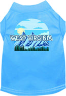 Pet Dog & Cat Screen Printed Shirt for Small to Medium Pets (Sizes XS-XL), "West Virginia Trailblazer"