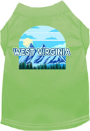 Pet Dog & Cat Screen Printed Shirt for Small to Medium Pets (Sizes XS-XL), "West Virginia Trailblazer"