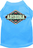 Pet Dog & Cat Screen Printed Shirt for Small to Medium Pets (Sizes XS-XL), "Arizona Peach Aztec"