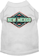 Pet Dog & Cat Screen Printed Shirt for Small to Medium Pets (Sizes XS-XL), "New Mexico Peach Aztec"