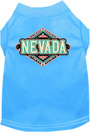 Pet Dog & Cat Screen Printed Shirt for Medium to Large Pets (Sizes 2XL-6XL), "Nevada Peach Aztec"