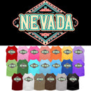 Pet Dog & Cat Screen Printed Shirt for Small to Medium Pets (Sizes XS-XL), "Nevada Peach Aztec"