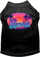 Pet Dog & Cat Screen Printed Shirt for Small to Medium Pets (Sizes XS-XL), "Hawaii Classic Beach"