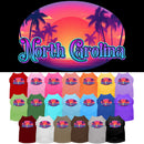 Pet Dog & Cat Screen Printed Shirt for Medium to Large Pets (Sizes 2XL-6XL), "North Carolina Classic Beach"