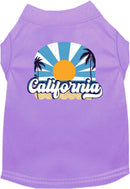 Pet Dog & Cat Screen Printed Shirt for Small to Medium Pets (Sizes XS-XL), "California Coast"