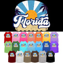 Pet Dog & Cat Screen Printed Shirt for Small to Medium Pets (Sizes XS-XL), "Florida Coast"