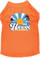 Pet Dog & Cat Screen Printed Shirt for Medium to Large Pets (Sizes 2XL-6XL), "Hawaii Coast"