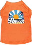 Pet Dog & Cat Screen Printed Shirt for Small to Medium Pets (Sizes XS-XL), "Hawaii Coast"
