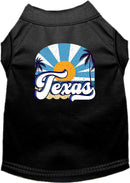 Pet Dog & Cat Screen Printed Shirt for Small to Medium Pets (Sizes XS-XL), "Texas Coast"