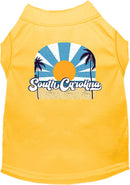 Pet Dog & Cat Screen Printed Shirt for Small to Medium Pets (Sizes XS-XL), "South Carolina Coast"