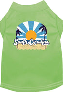 Pet Dog & Cat Screen Printed Shirt for Small to Medium Pets (Sizes XS-XL), "South Carolina Coast"