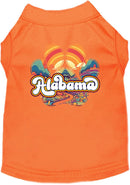 Pet Dog & Cat Screen Printed Shirt for Small to Medium Pets (Sizes XS-XL), "Alabama Groovy Summit"