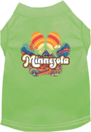 Pet Dog & Cat Screen Printed Shirt for Small to Medium Pets (Sizes XS-XL), "Minnesota Groovy Summit"