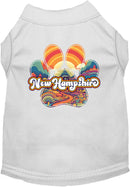 Pet Dog & Cat Screen Printed Shirt for Medium to Large Pets (Sizes 2XL-6XL), "New Hampshire Groovy Summit"