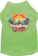 Pet Dog & Cat Screen Printed Shirt for Small to Medium Pets (Sizes XS-XL), "Pennsylvania Groovy Summit"