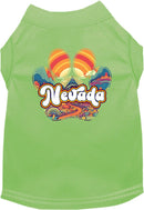 Pet Dog & Cat Screen Printed Shirt for Small to Medium Pets (Sizes XS-XL), "Nevada Groovy Summit"