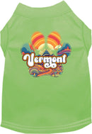 Pet Dog & Cat Screen Printed Shirt for Medium to Large Pets (Sizes 2XL-6XL), "Vermont Groovy Summit"