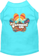 Pet Dog & Cat Screen Printed Shirt for Medium to Large Pets (Sizes 2XL-6XL), "Vermont Groovy Summit"