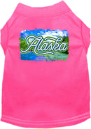 Pet Dog & Cat Screen Printed Shirt for Small to Medium Pets (Sizes XS-XL), "Alaska Summer"